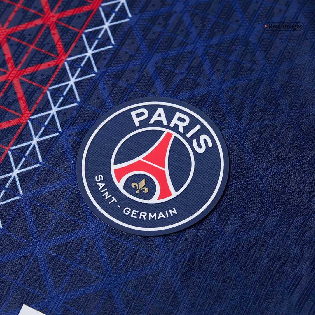 Authentic B.BARCOLA #29 PSG Home Soccer Jersey 2025/26 - Image 5