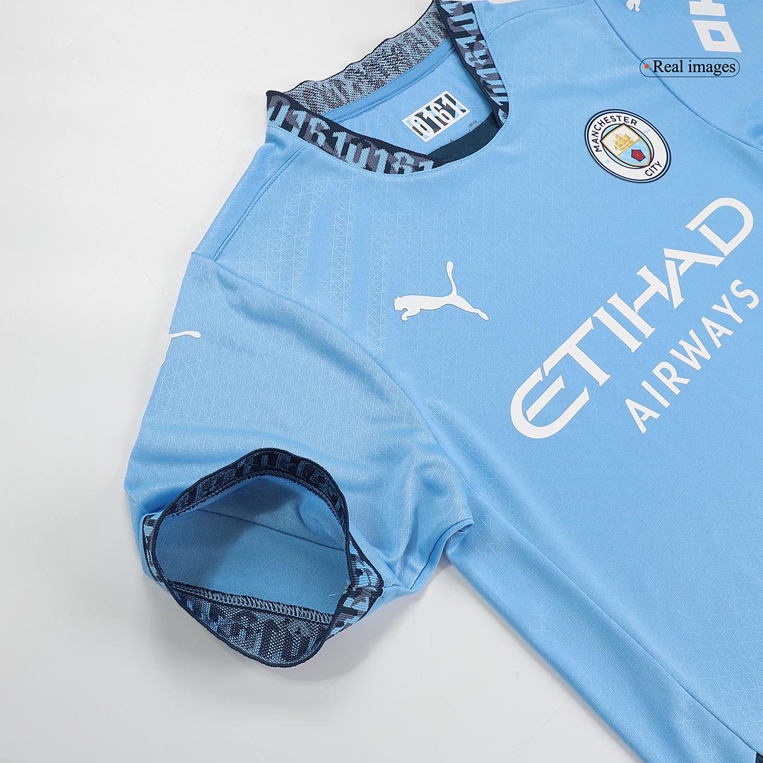 RODRIGO #16 Manchester City Home Soccer Jersey 2024/25 - UCL Player Version - Image 7