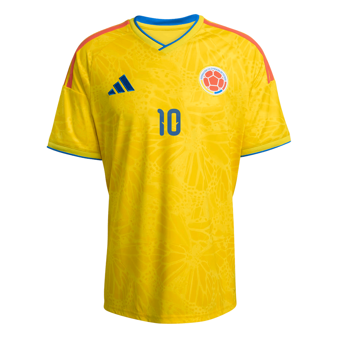 JAMES #10 Colombia Home Soccer Jersey 2026 - Image 2