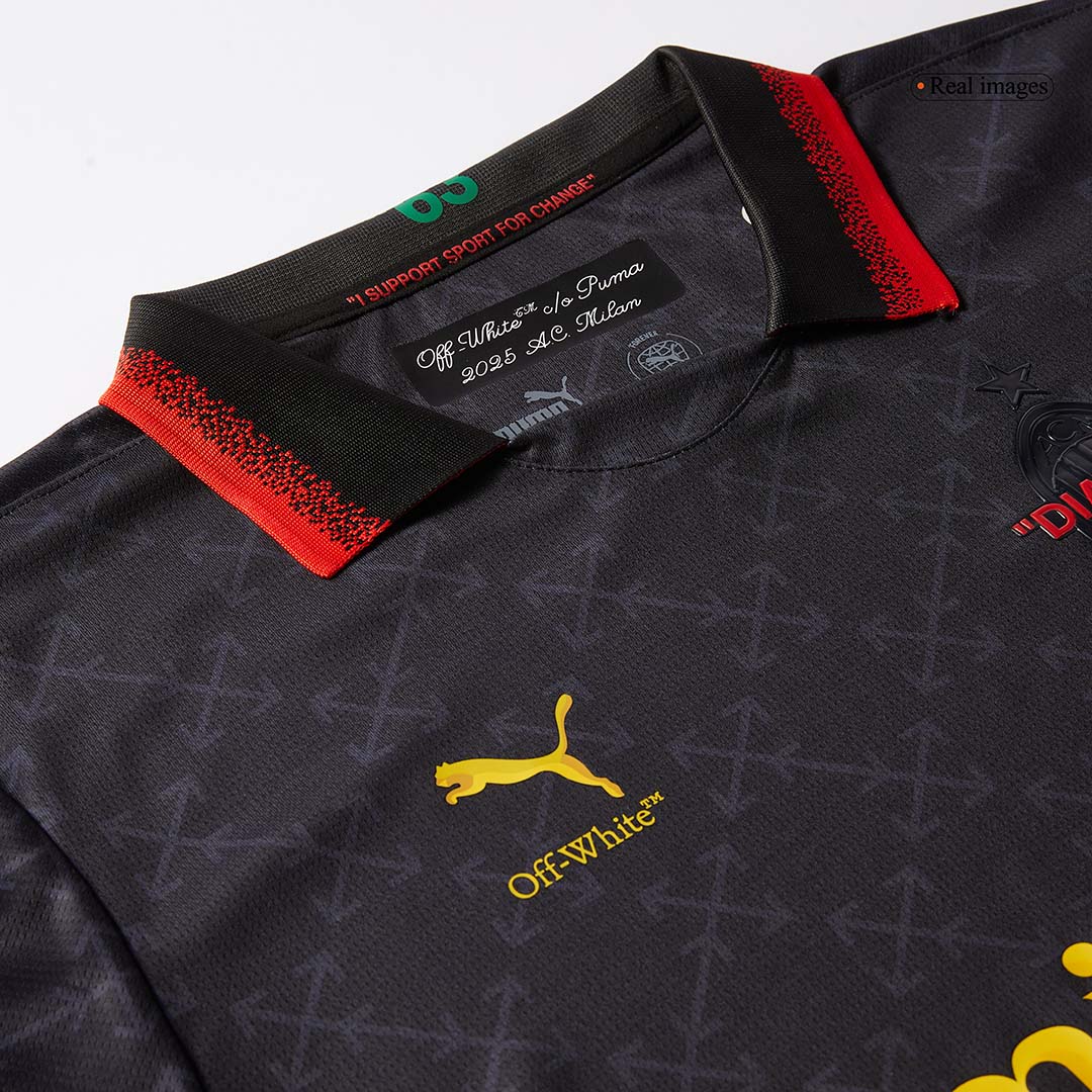 "GIMENEZ" #7 AC Milan Fourth Away Soccer Jersey 2024/25 - Image 7