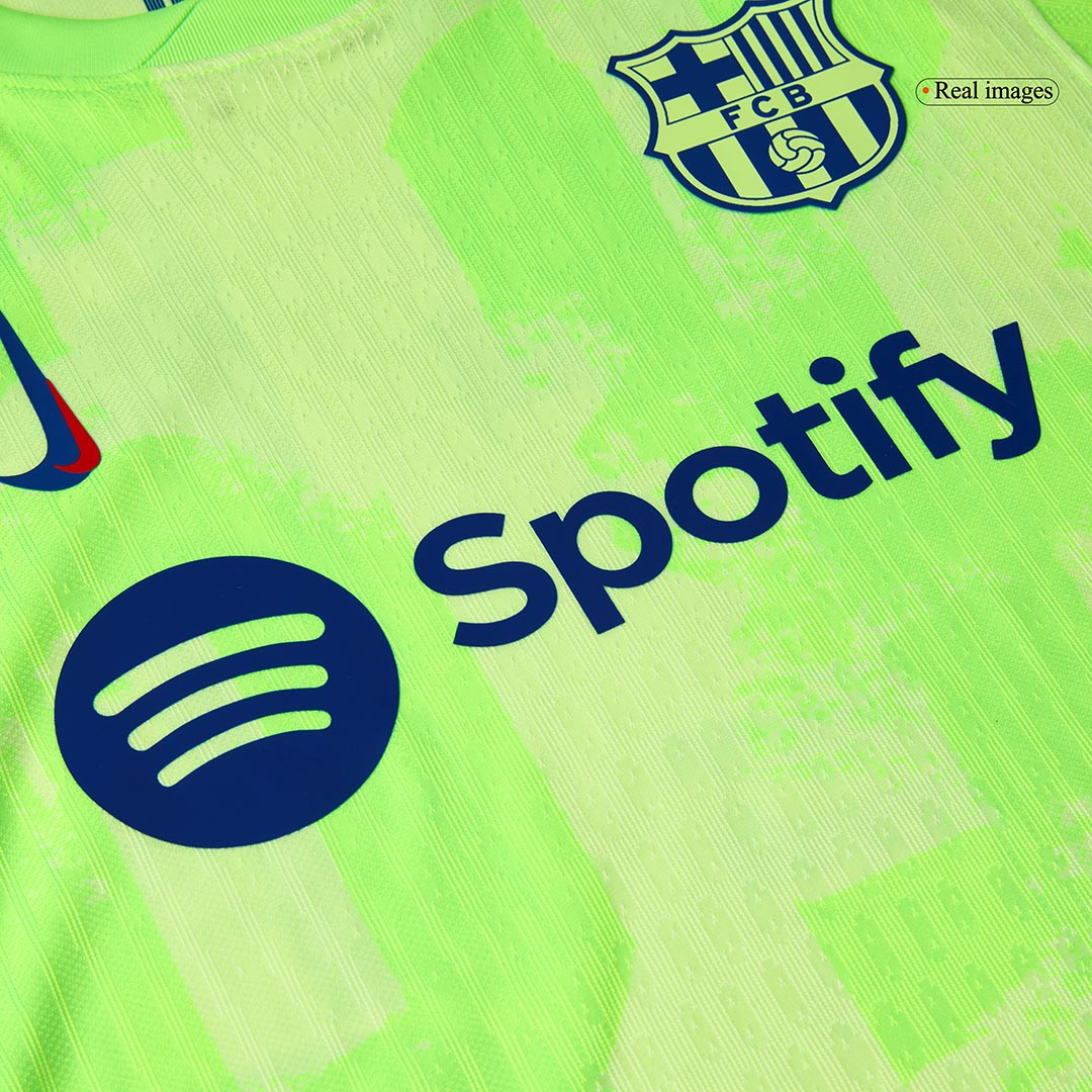 F.DE JONG #21 Barcelona Third Away Soccer Jersey 2024/25 - UCL Player Version - Image 5