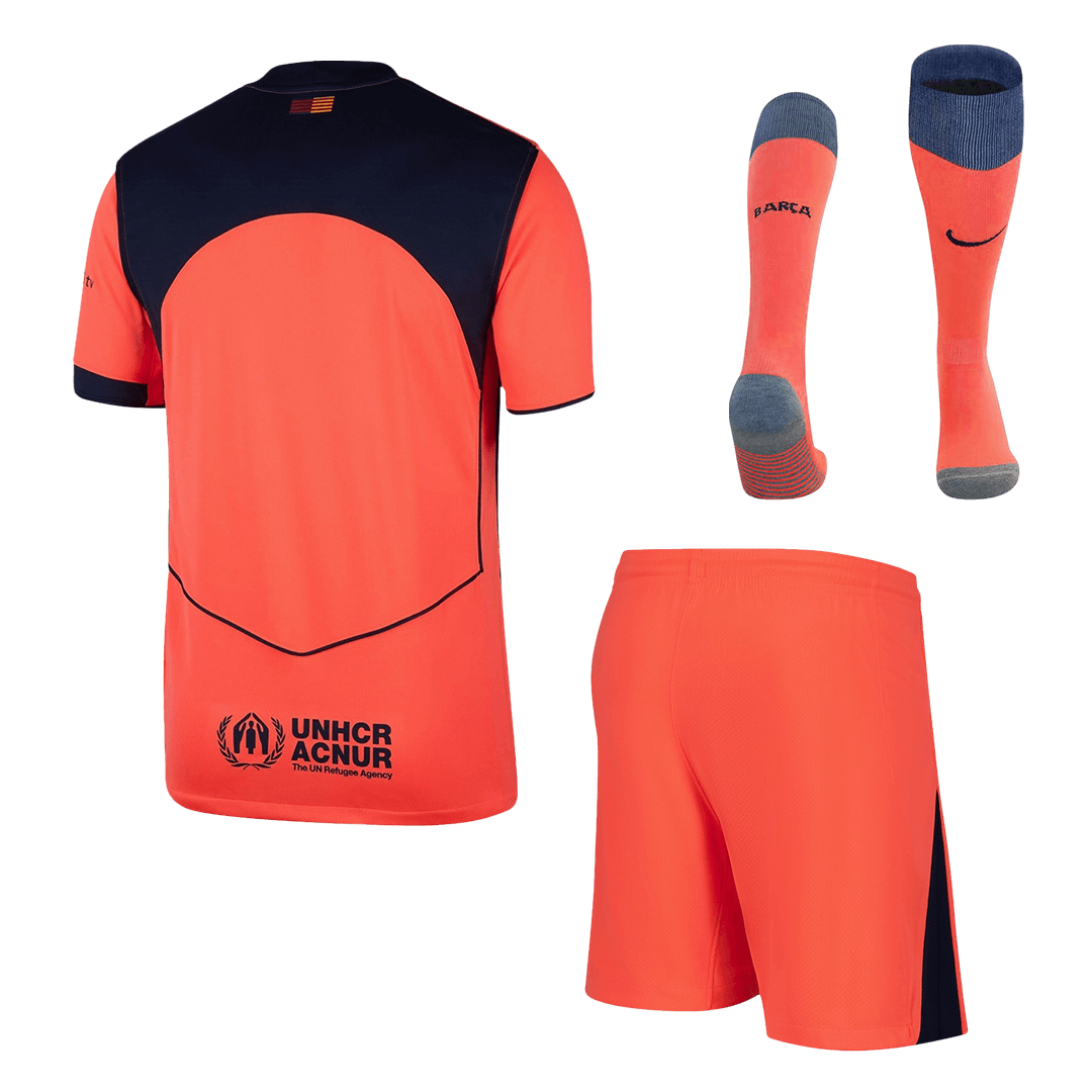 Barcelona Third Away Soccer Jersey Kit(Jersey+Shorts+Socks) 2025/26 - Image 2