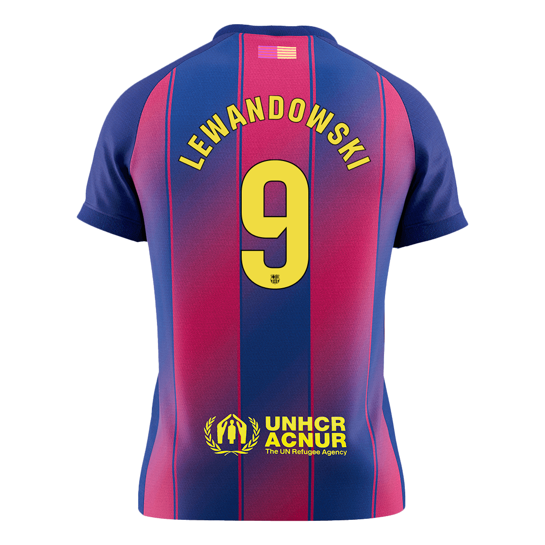 LEWANDOWSKI #9 Barcelona Home Soccer Jersey 2025/26 - Image 2