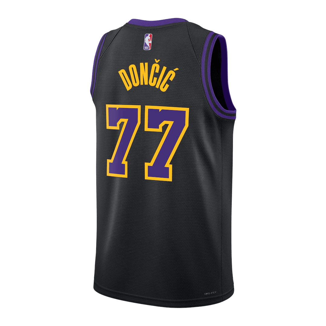 Los Angeles Lakers Dončić #77 2025/26 Swingman NBA Jersey - City Edition - Image 3
