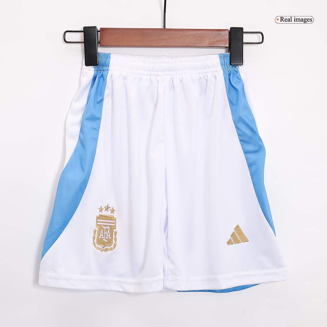 Kid's Argentina Home Soccer Jersey Kit(Jersey+Shorts+Socks) 2024 - Image 6