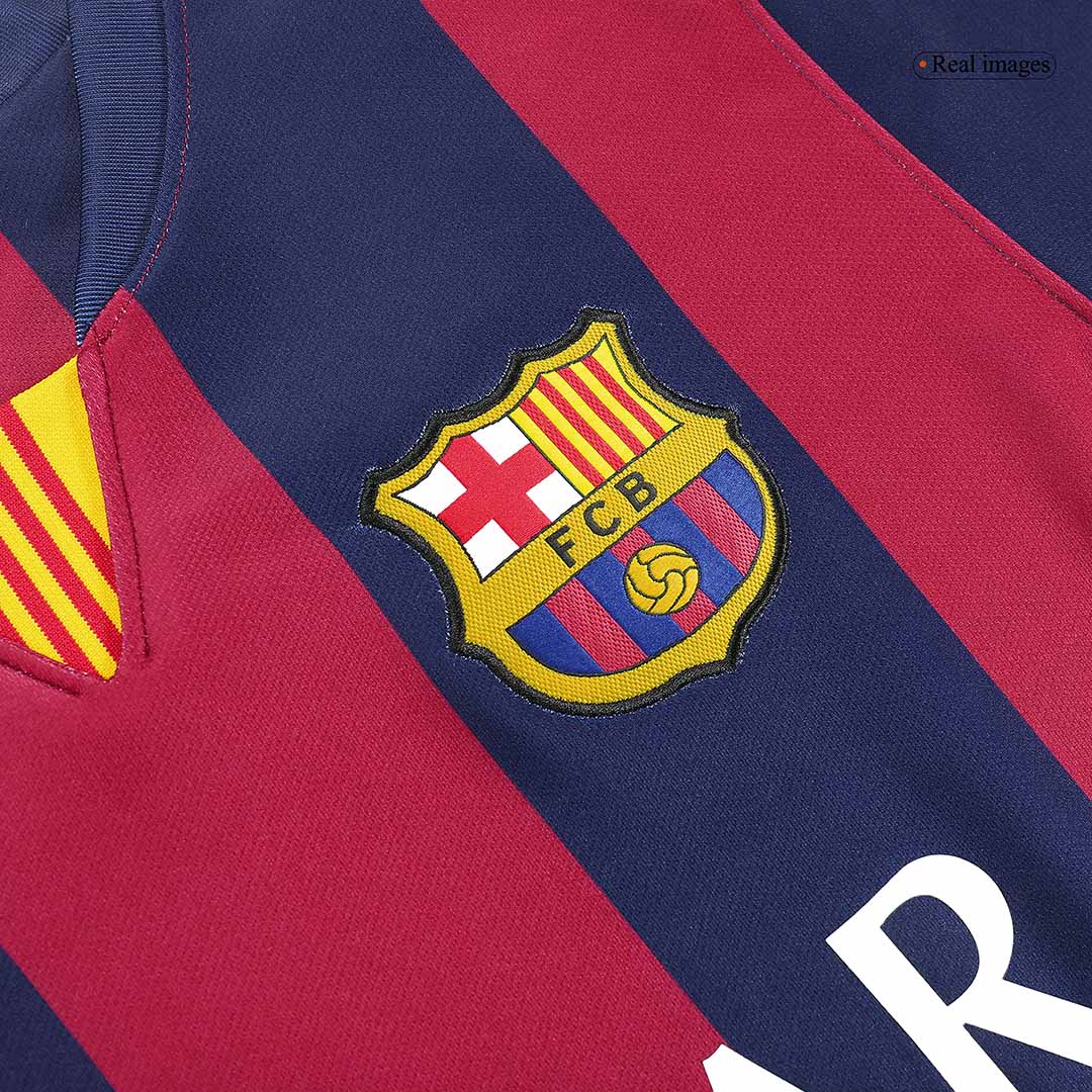 Retro MESSI #10 2014/15 Barcelona Home Soccer Jersey - Image 3