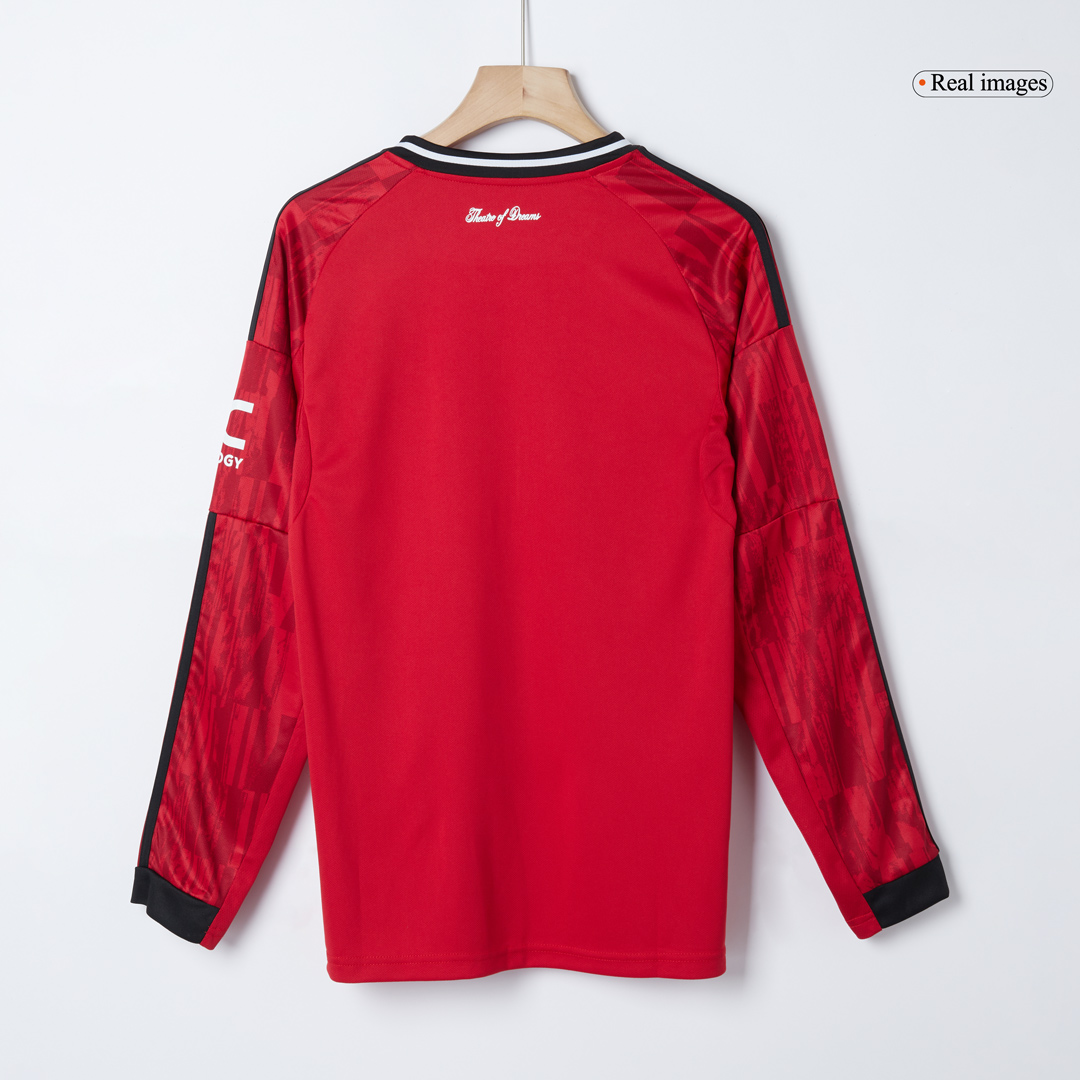 Manchester United Home Long Sleeve Soccer Jersey 2025/26 - Image 6