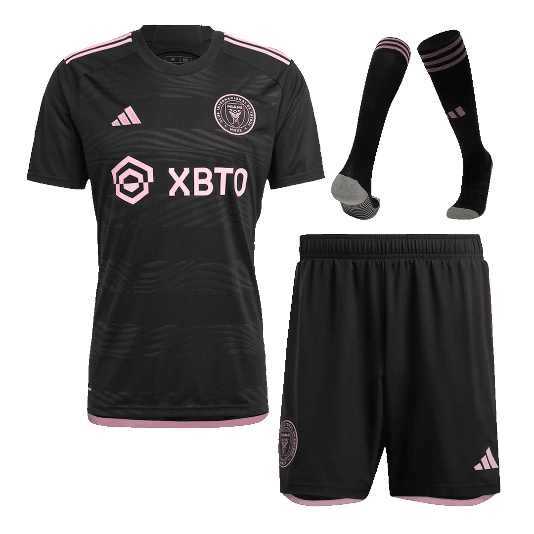 Inter Miami CF Away Soccer Jersey Kit(Jersey+Shorts+Socks) 2023