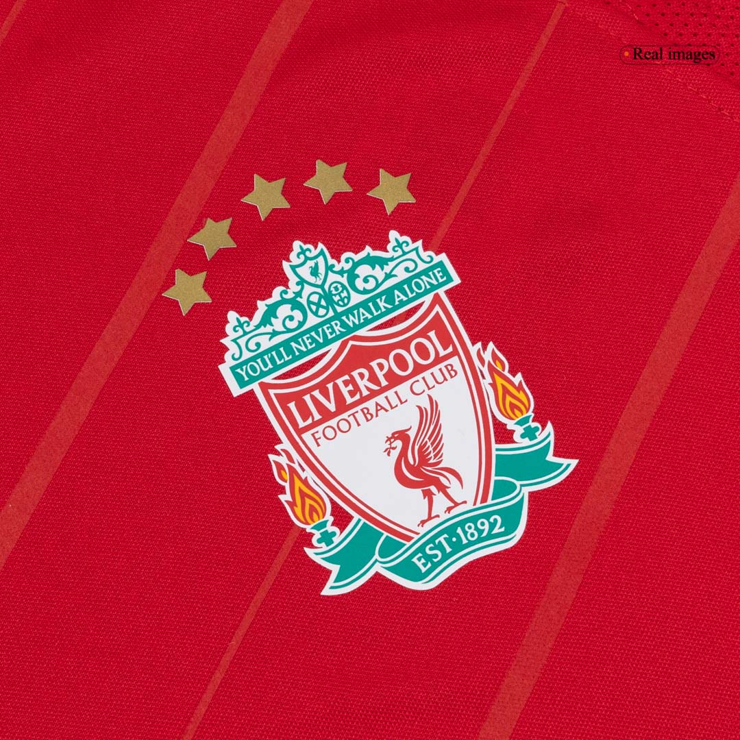 Retro 2005/06 Liverpool Home Soccer Jersey - Image 4