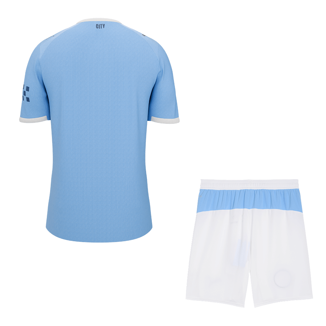 Manchester City Home Soccer Jersey Kit(Jersey+Shorts) 2025/26 - Image 2