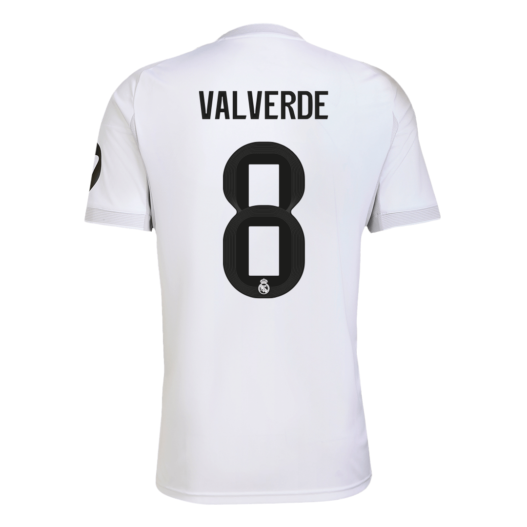 VALVERDE #8 Real Madrid Home Soccer Jersey 2025/26 - Image 2