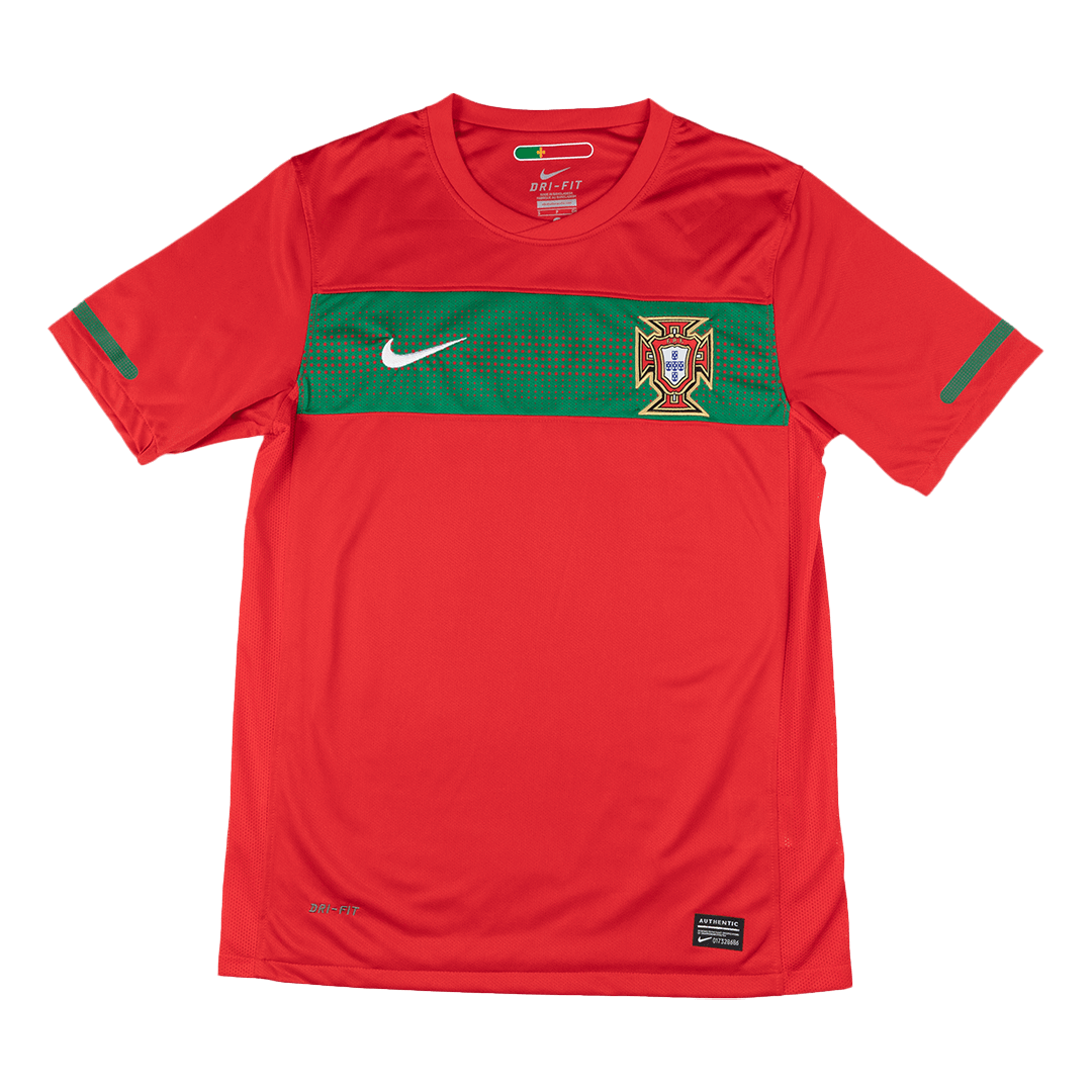 Retro 2010 Portugal Home Soccer Jersey - Image 3