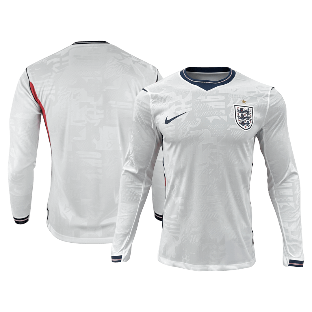 England Home Long Sleeve Soccer Jersey 2026 - Image 3