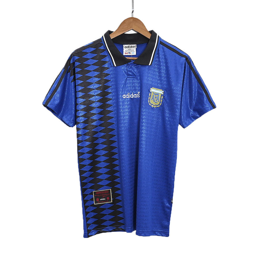 Retro 1994 Argentina Away Soccer Jersey - Image 3