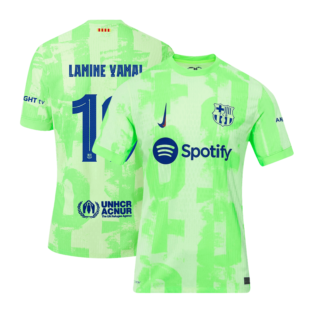 LAMINE YAMAL #19 Barcelona Third Away Soccer Jersey 2024/25 - UCL Player Version