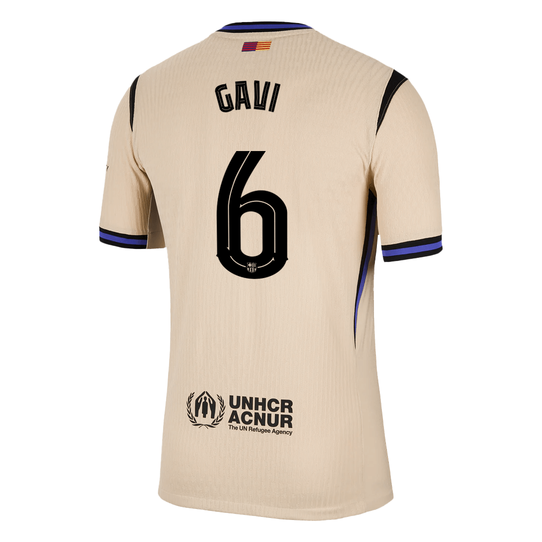 GAVI #6 Barcelona Away Soccer Jersey 2025/26 - UCL Player Version - Image 3