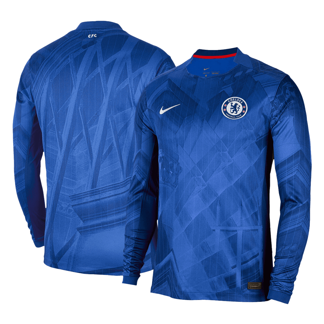 Chelsea Home Long Sleeve Soccer Jersey 2025/26 - Image 3