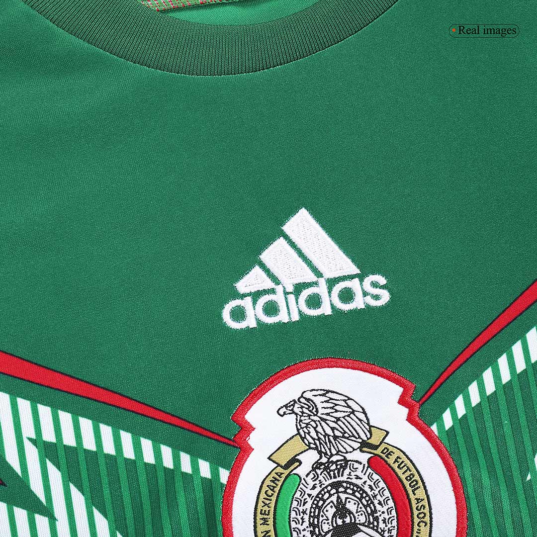 Retro 2014 Mexico Home Soccer Jersey - Image 6