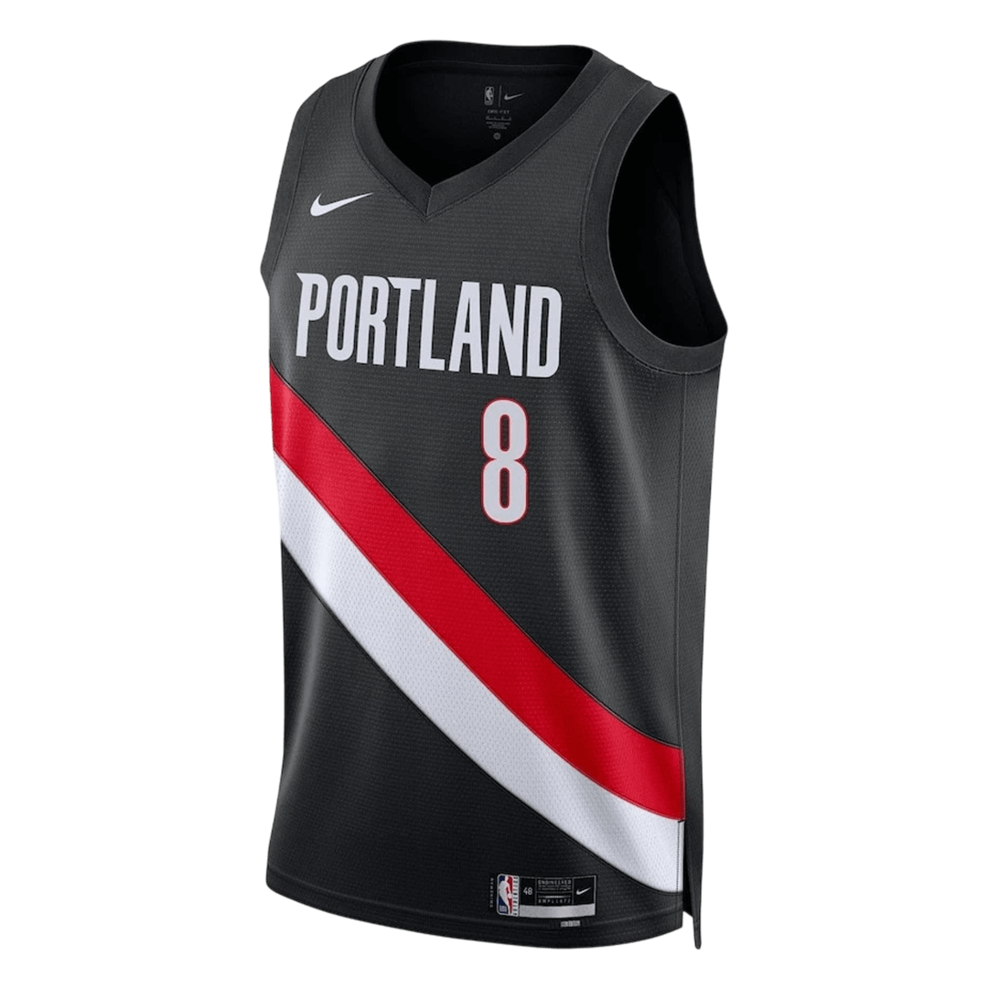 Portland Trail Blazers AVDIJA #8 2025/26 Swingman NBA Jersey - Icon Edition - Image 2