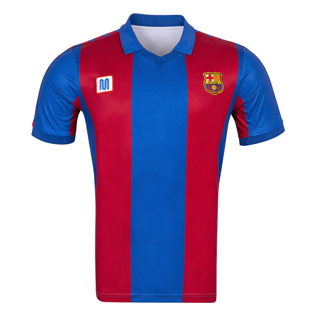 Retro 1980/82 Barcelona Home Soccer Jersey
