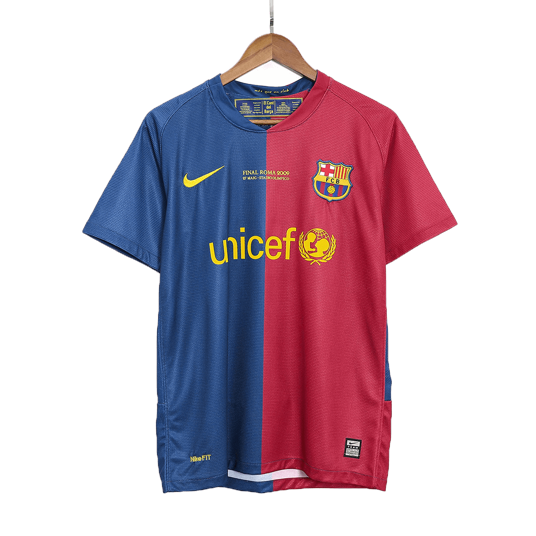 Retro 2008/09 Barcelona Home Soccer Jersey