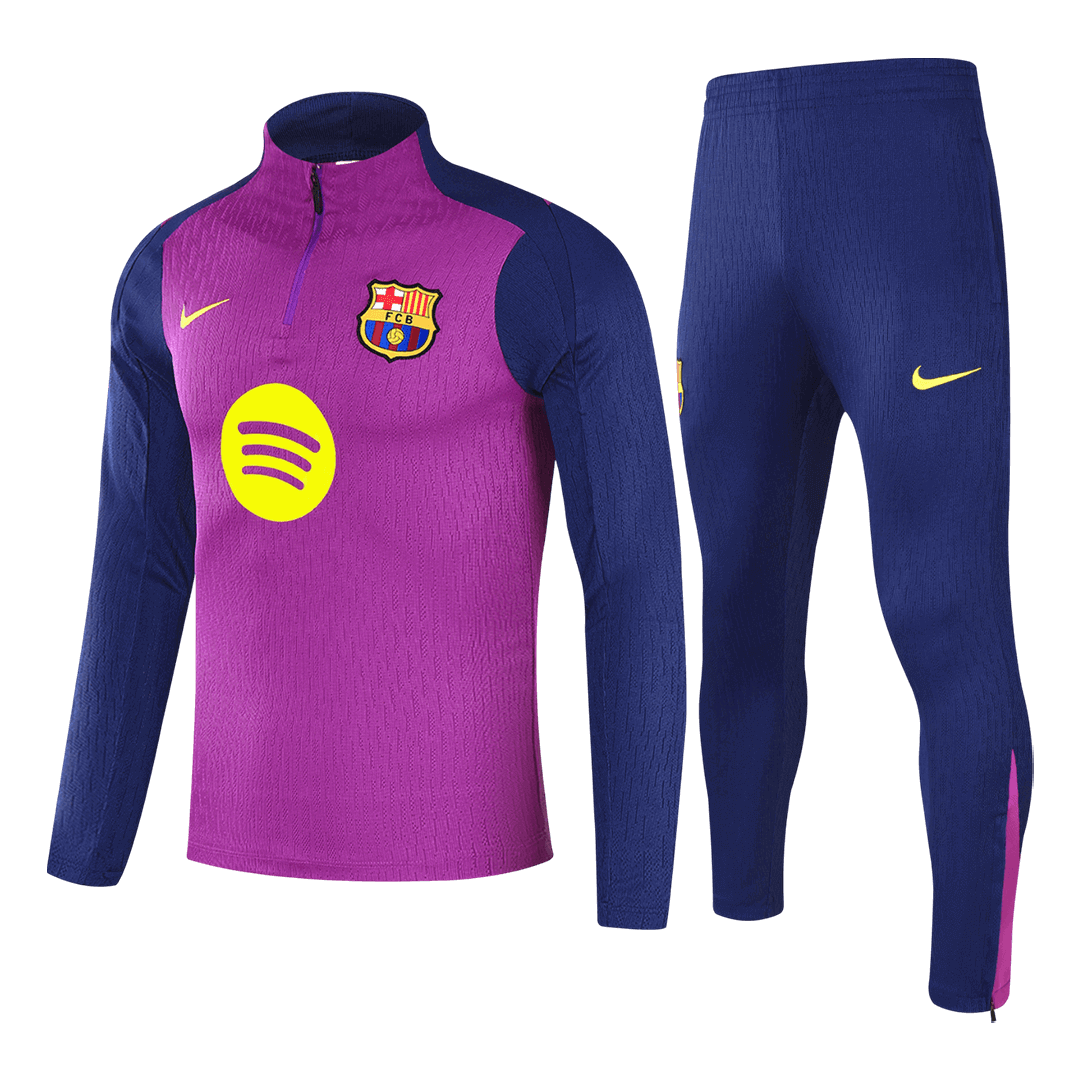 Barcelona Zipper Sweatshirt Kit(Top+Pants) 2025/26
