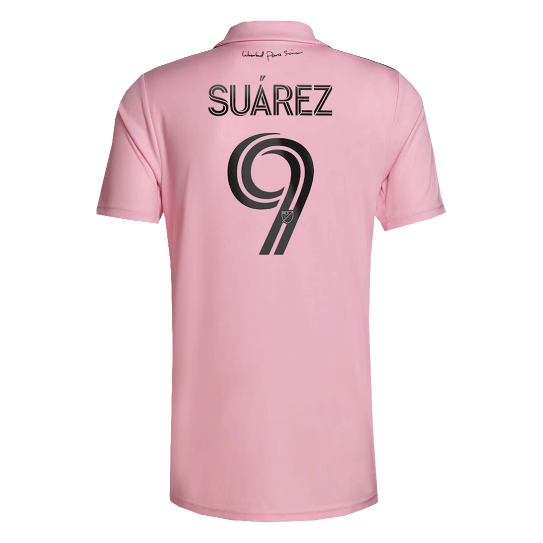 SUÁREZ #9 Inter Miami CF Home Soccer Jersey 2022 - Image 3