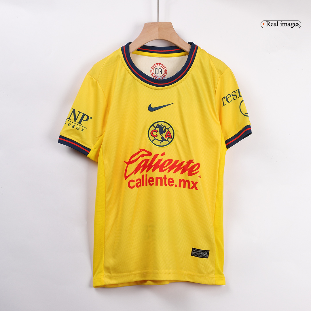 Kid's Club America Home Soccer Jersey Kit(Jersey+Shorts) 2024/25 - Image 2