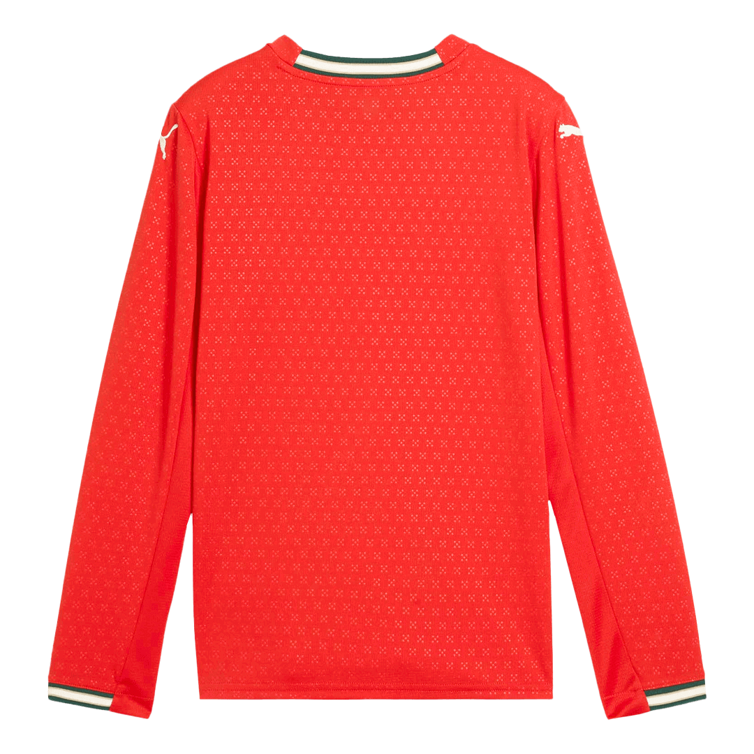 Portugal Home Long Sleeve Soccer Jersey 2025 - Image 2