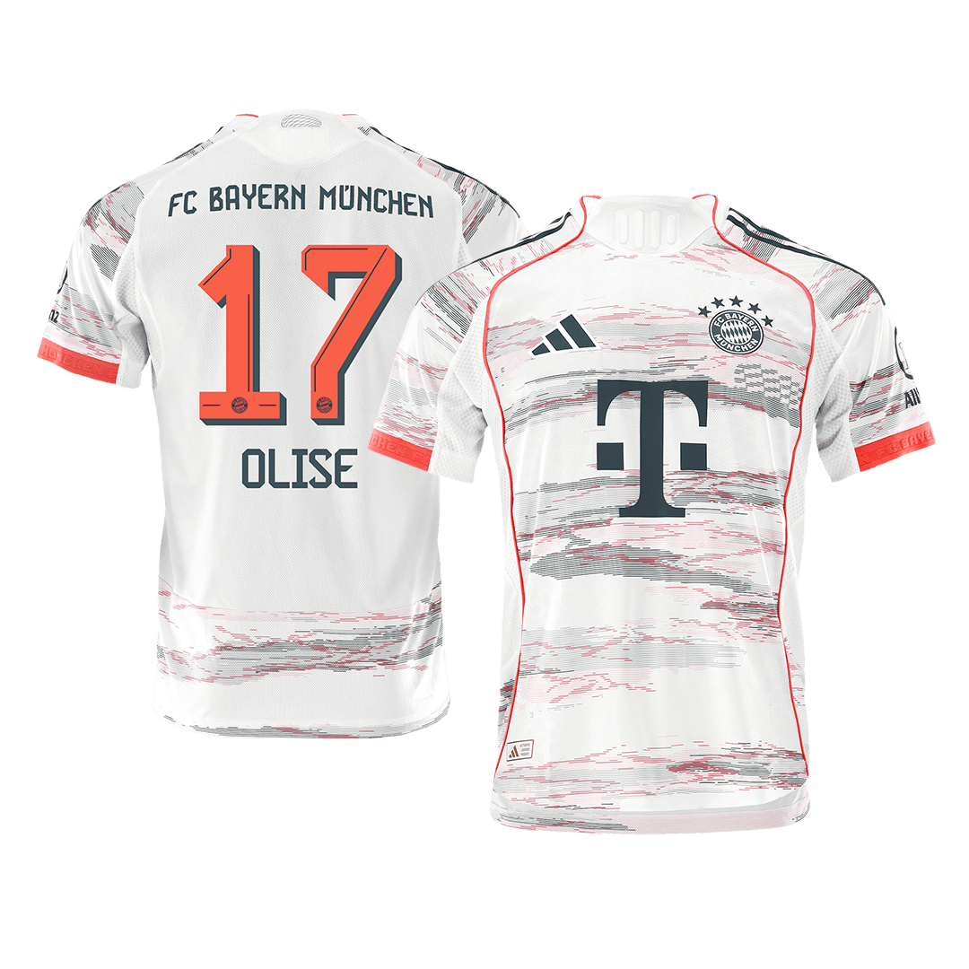 OLISE #17 Bayern Munich Away Soccer Jersey 2025/26 Player Version