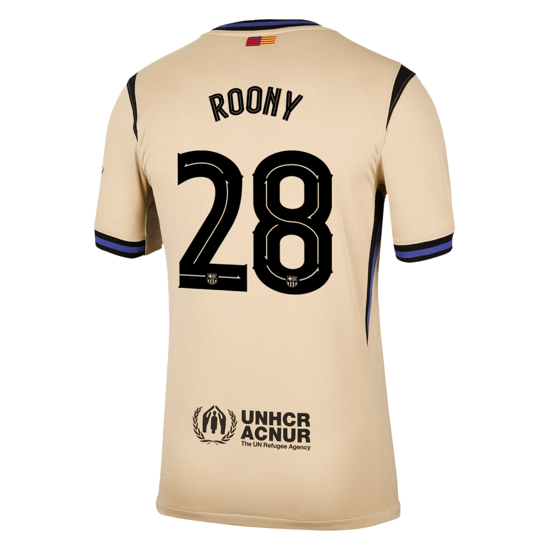 ROONY #28 Barcelona Away Soccer Jersey 2025/26 - Image 3