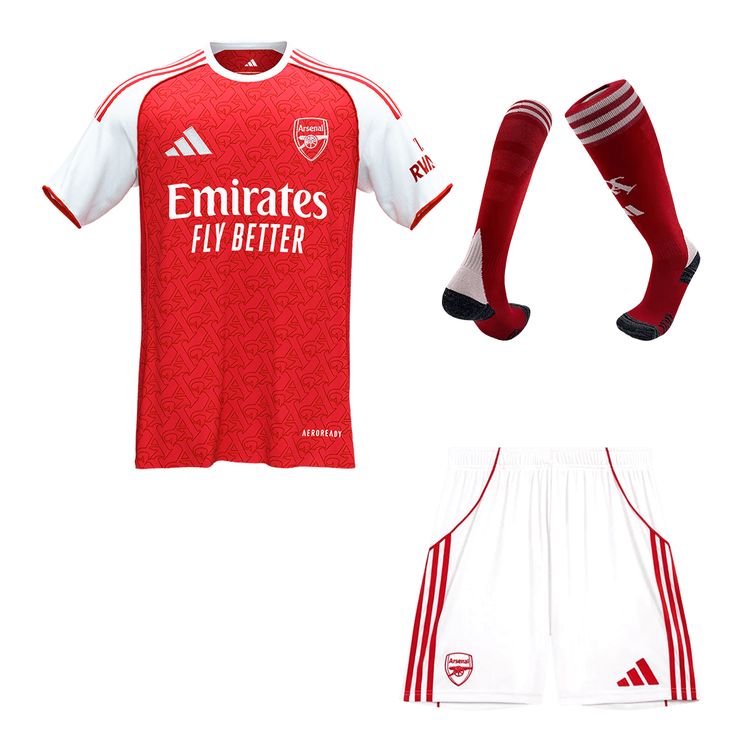 Arsenal Home Soccer Jersey Kit(Jersey+Shorts+Socks) 2025/26