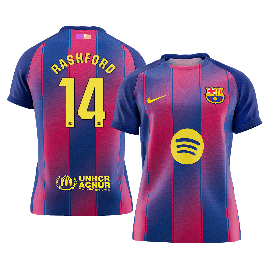 RASHFORD #14 Barcelona Home Soccer Jersey 2025/26