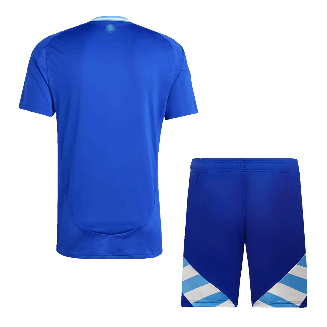 Argentina Away Soccer Jersey Kit(Jersey+Shorts) 2024 - Image 2