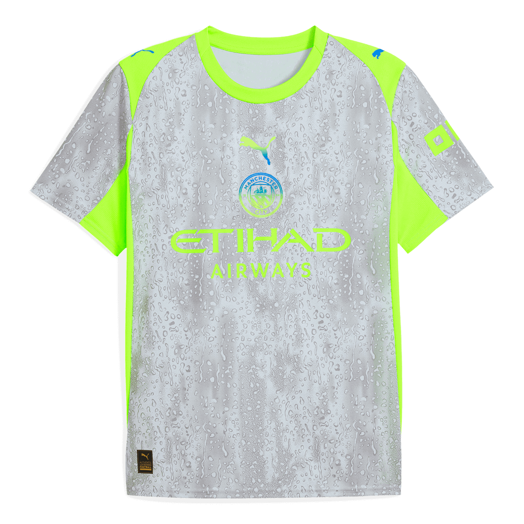 Manchester City Third Away Soccer Jersey Kit(Jersey+Shorts) 2025/26 - Image 3