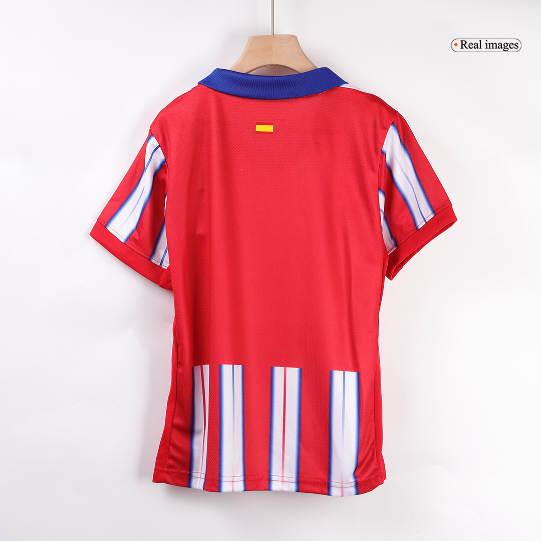 Kid's Atletico Madrid Home Soccer Jersey Kit(Jersey+Shorts+Socks) 2024/25 - Image 3