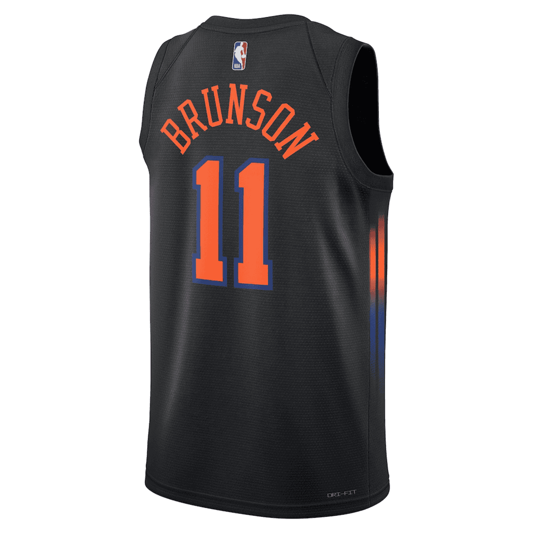 New York Knicks BRUNSON #11 Swingman NBA Jersey - Statement Edition - Image 3