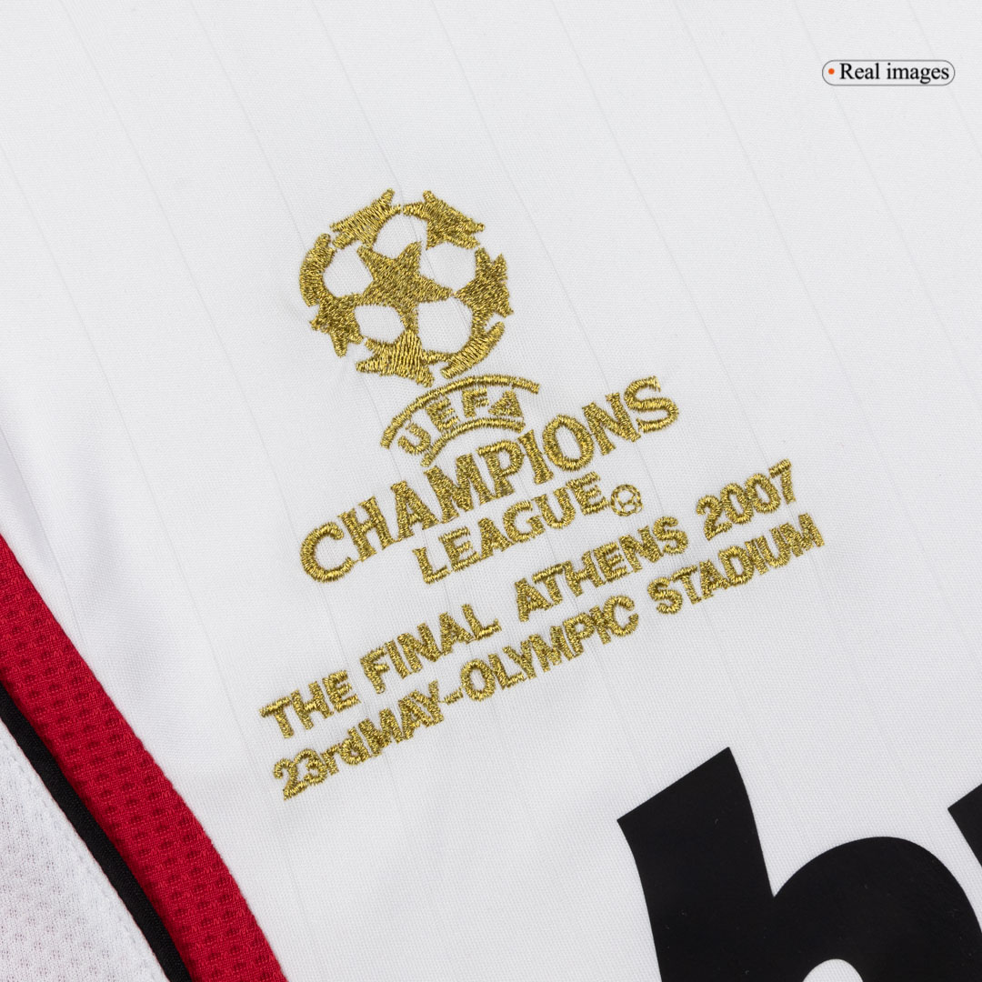 Retro 2006/07 AC Milan Away Long Sleeve Soccer Jersey - Image 6
