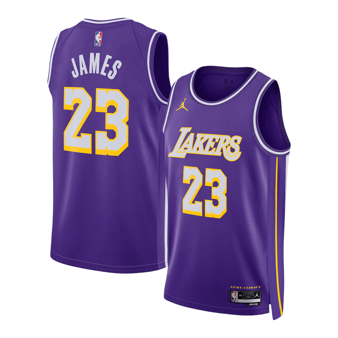 Los Angeles Lakers James #23 Swingman NBA Jersey - Statement Edition