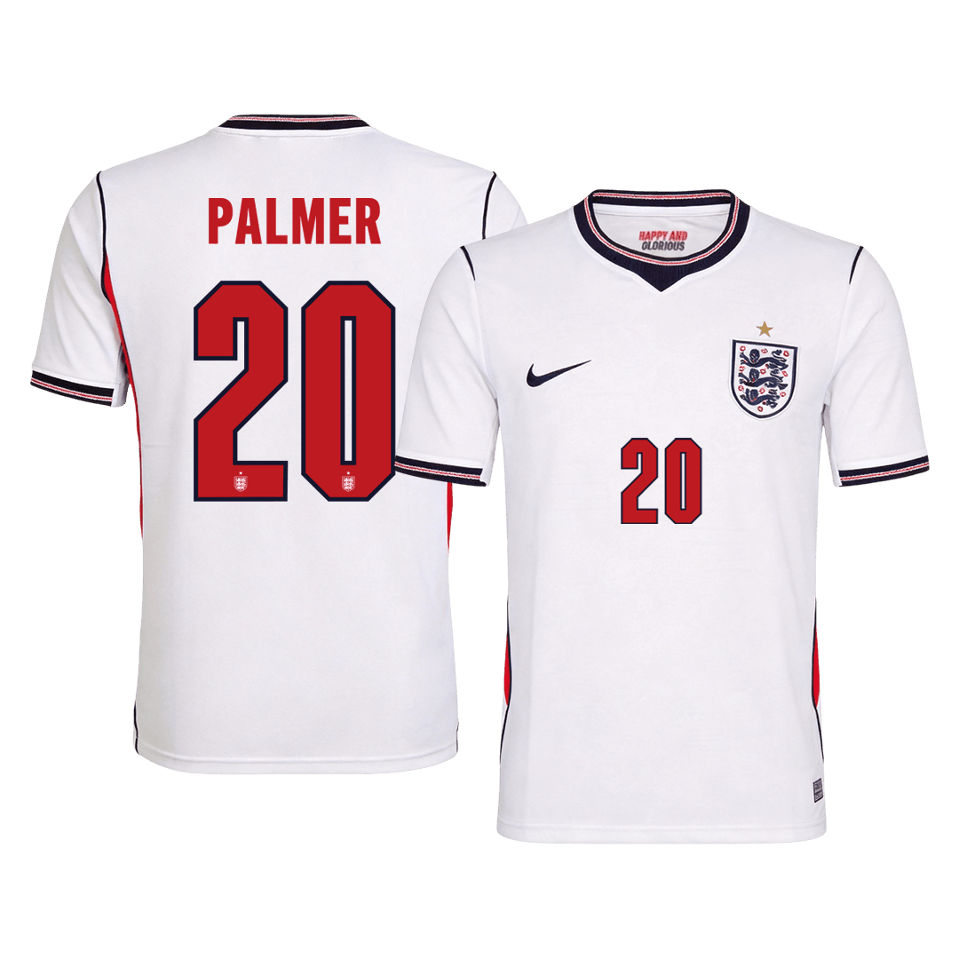 PALMER #20 England Home Soccer Jersey 2026