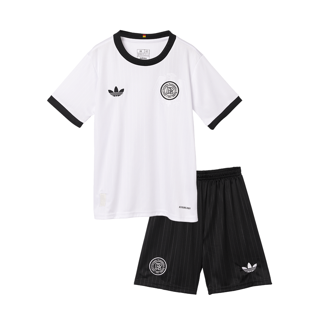 Kid's Germany Soccer Jersey Kit(Jersey+Shorts) 2025 - 125th Anniversary - Image 3