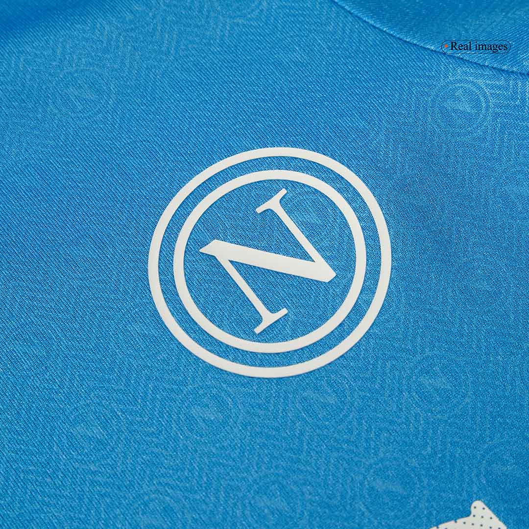 Kid's Napoli Home Soccer Jersey Kit(Jersey+Shorts) 2024/25 - Image 10