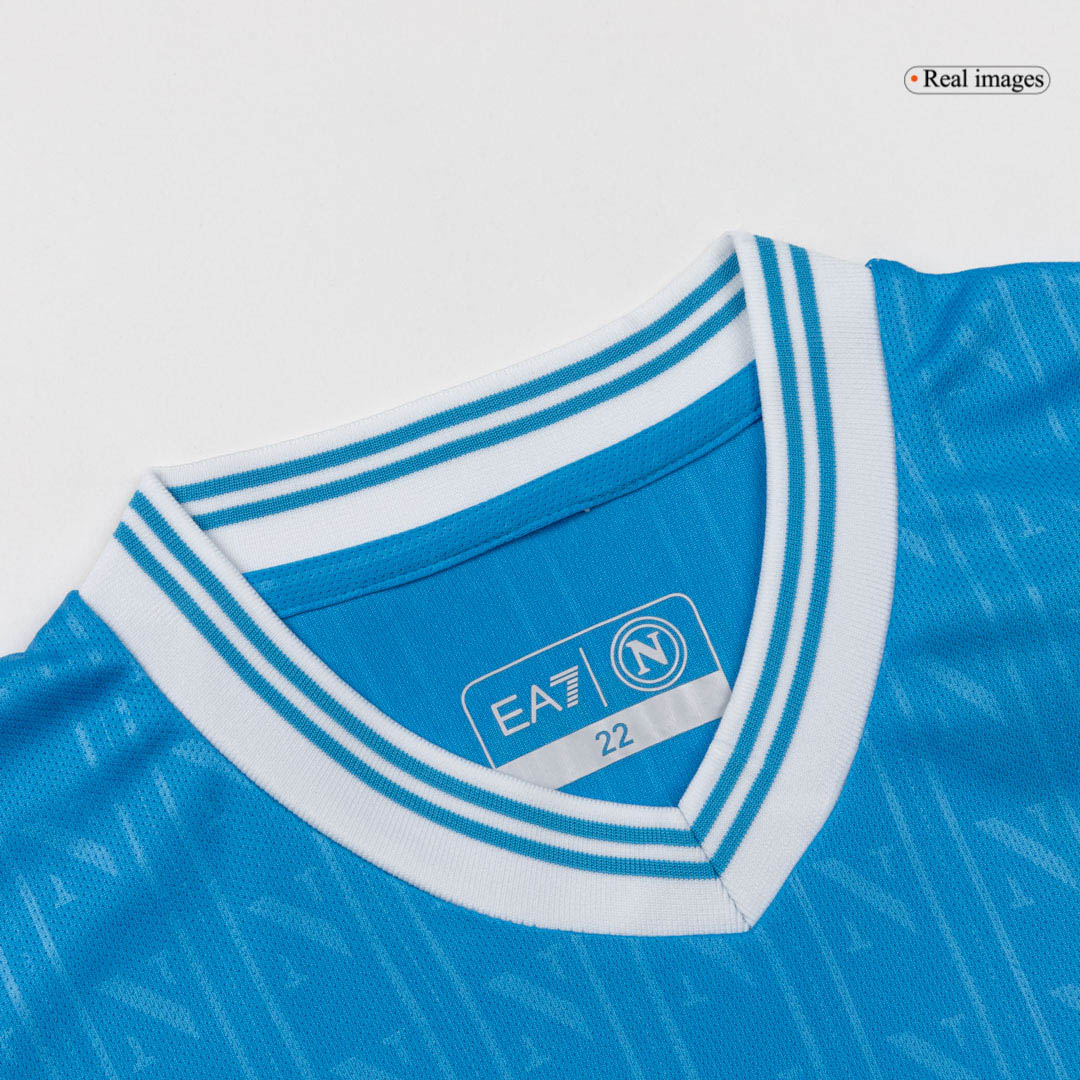 Kid's Napoli Home Soccer Jersey Kit(Jersey+Shorts+Socks) 2025/26 - Image 3