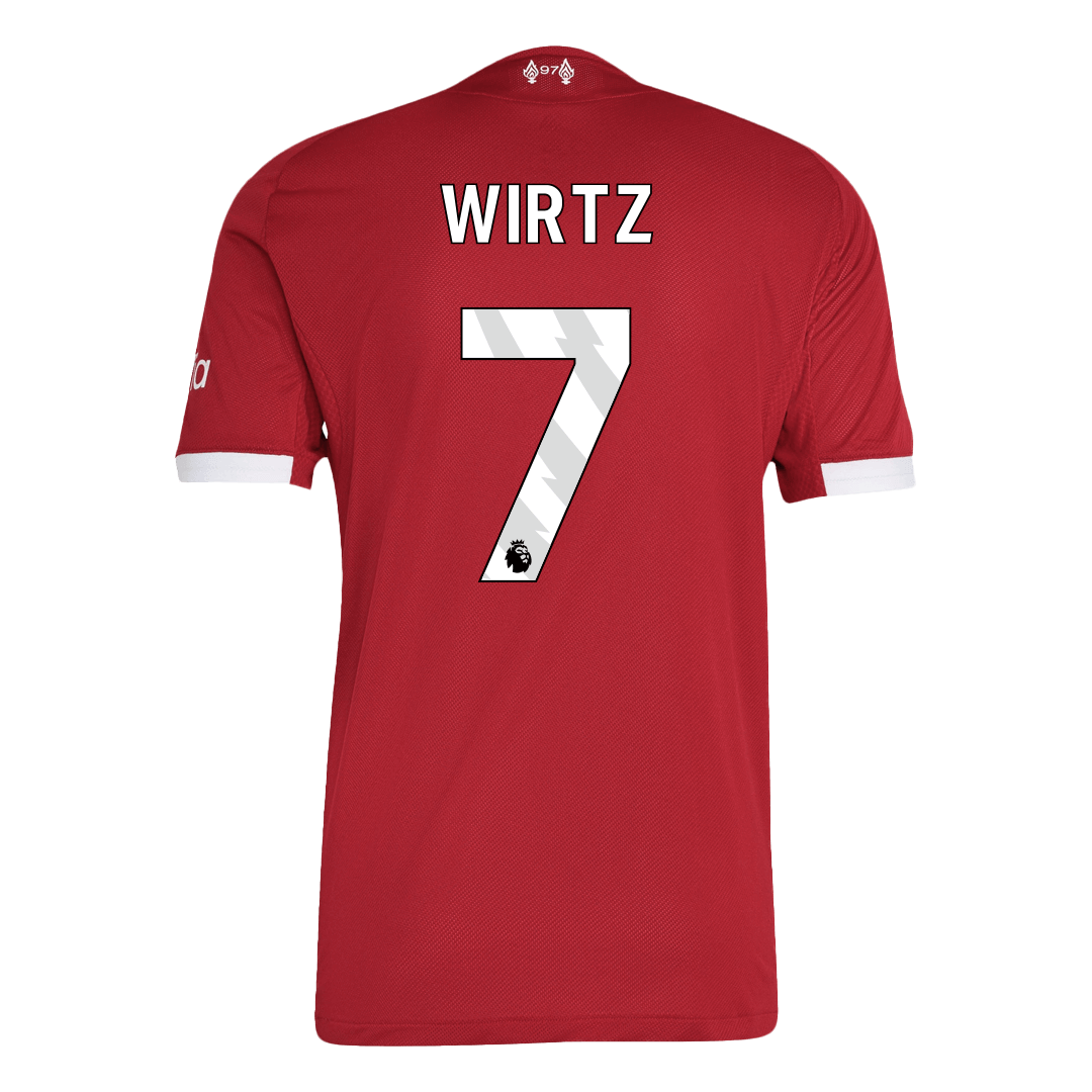 WIRTZ #7 Liverpool Home Soccer Jersey 2025/26 Player Version - Image 3