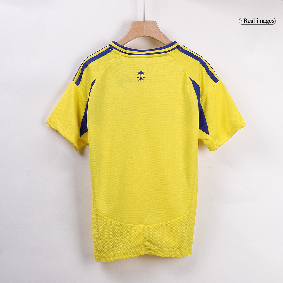 Kid's RONALDO #7 Al Nassr Home Soccer Jersey Kit(Jersey+Shorts) 2024/25 - Image 5