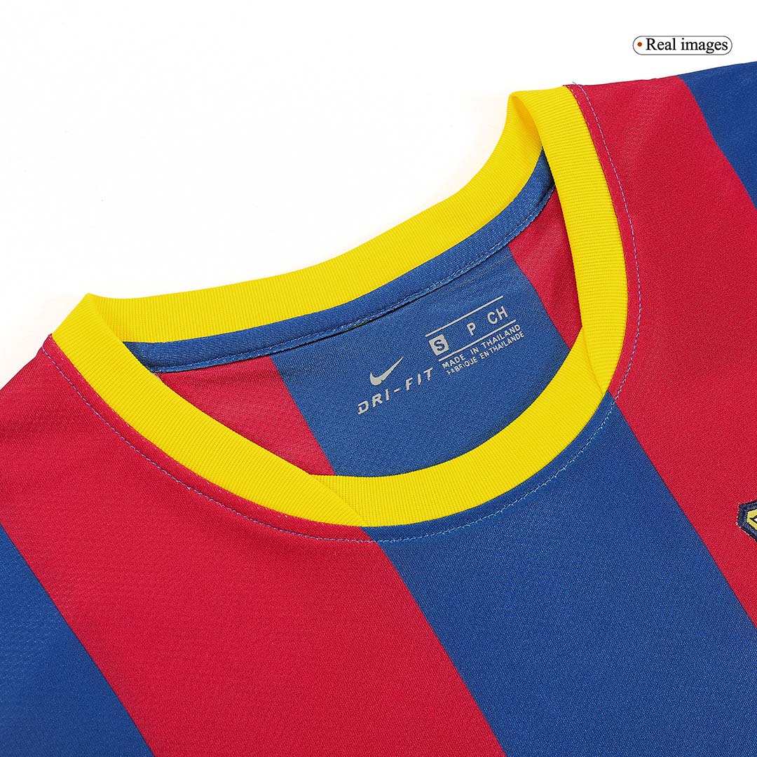 Retro A.INIESTA #8 2010/11 Barcelona Home Soccer Jersey - Image 4