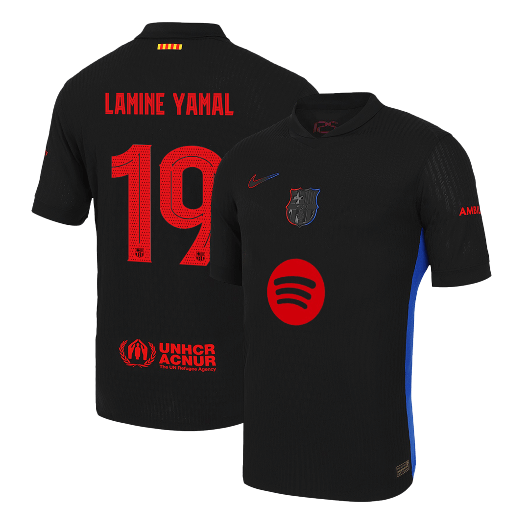LAMINE YAMAL #19 Barcelona Away Soccer Jersey 2024/25 Player Version