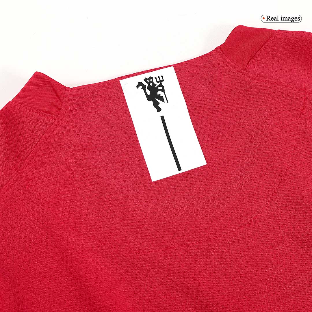 Retro RONALDO #7 2007/08 Manchester United Home Long Sleeve Soccer Jersey - Image 10