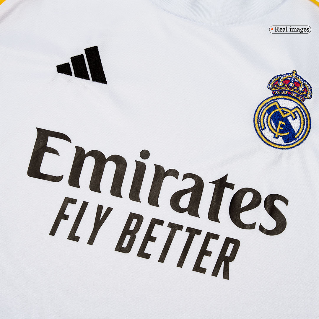 Real Madrid Home Long Sleeve Soccer Jersey 2025/26 - Image 10