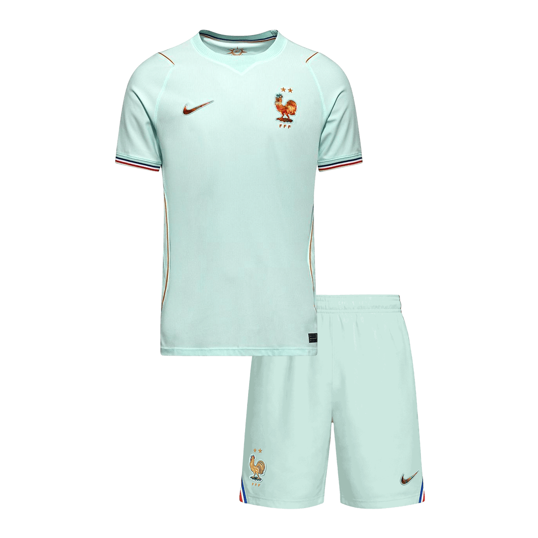 Kid's France Away Soccer Jersey Kit(Jersey+Shorts) 2026